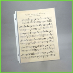 9 x 12 Music Sheet Protectors - 9x12 Sheet Protectors