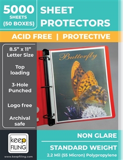 Low Reflective Standard Page Protectors