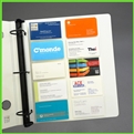 Business Card Pages Refill for Binders 3-Ring