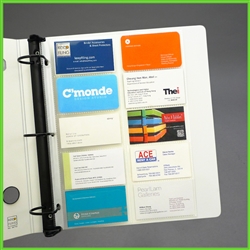 Business Card Pages Refill for Binders 3-Ring