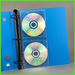 CD Ring Binder Storage Pages for Organizing CDs