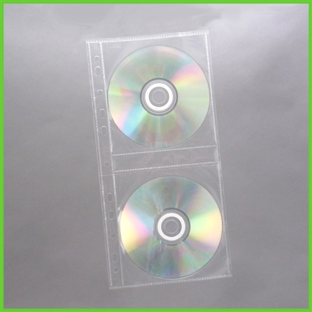 Two-Sided CD/DVD Pages for Three-Ring Binder 10/Pack - Walmart.com