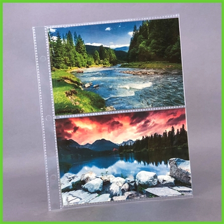 4 x 6 Vertical Mini Page Protectors - 10 Pack