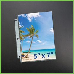 Excat Size 5 x 7 Page Protectors