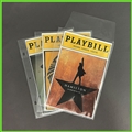 Playbill protector 'bags' with a secure closing flap