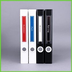 Solid Color Spine Label Template for Slim 3/4" D-ring binders