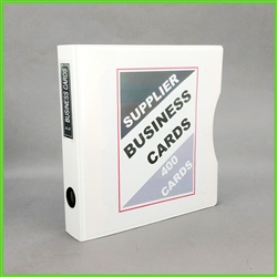 Free binder cover template artwork for Business Card Organizing Binder Set