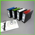 Small CD Holder - Mini CD Binder Set for 96 CD s