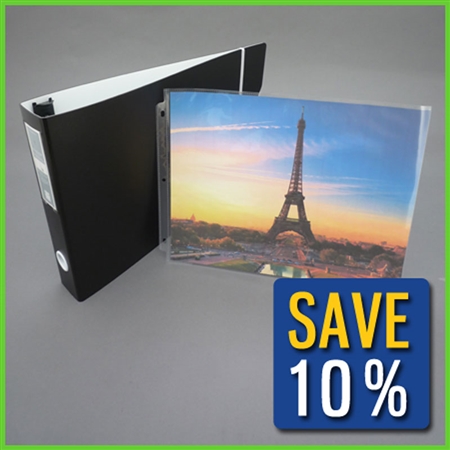 Easy Combo 14 x 11 Landscape Poster Binder with Sheet Protector