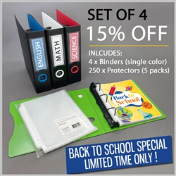 Four Color Classification Binder Set