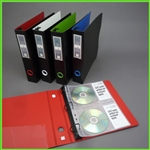 CD Binder Kit for professional CD binder storage organizing with Index labels