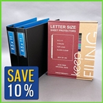 Letter Size Sheet Protectors 8.5x11 for Binder Organizing