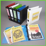 Playbill Binder with 50 playbill sleeves