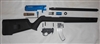 BLUE ELITE22 BILLET PRECISION BUILDERS KIT 10/22 RECEIVER WITH MAGPUL HUNTER X-22 STOCK