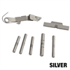 GLOCKSTORE GEN 3 METALLIC PIN & EXTENDED CONTROL KIT FOR GLOCKS - SILVER