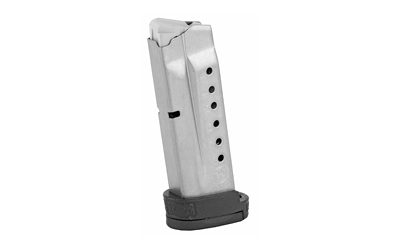 Smith & Wesson, Magazine, 9MM, 8Rd, Fits M&P SHIELD, Finger Rest, Stainless Finish