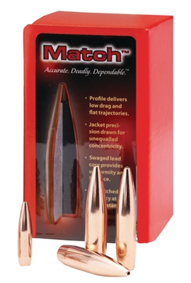 Hornady 22 Cal (.224) BTHP Match Bullets - 52gr - 100ct - 2249