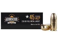 Armscor USA 45 ACP Auto Full Metal Jacket, 230 Grain, 50 ROUND BOX