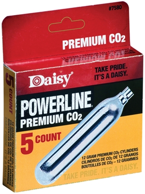 Daisy CO2 Jetts 12 Gram Cylinders 5 Per Pack - 7580