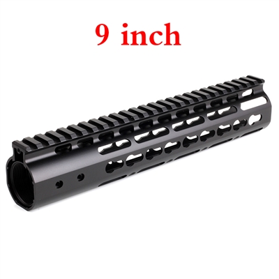 AR-15 9 INCH FREE FLOAT ALUMINUM KEYMOD RAIL