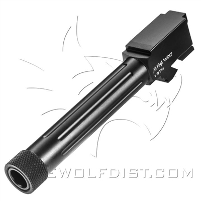 AlphaWolf Barrel 19 9mm Threaded 1/2 x 28