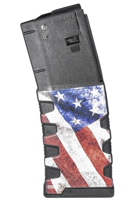 Mission First Tactical 223/5.56mm 30-Round AR-15 Magazine with AMERICAN FLAG Finish