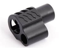 1911 MUZZLE BRAKE BLACK STEEL QUAD S .45 ACP 3 PORT