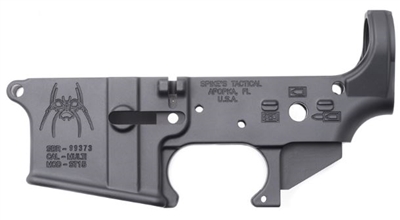 SPIKE'S TACTICAL STRIPPED AR-15 LOWER RECEIVER (SPIDER) BULLET MARKINGS