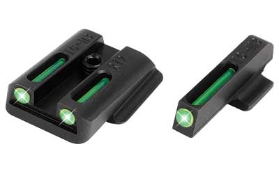 Truglo, Brite-Site Tritium / Fiber Optic Sight, Fits Ruger LC9 LC380 pistols, Green