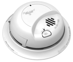 BRK Electronics First Alert 9120AB 120V AC/DC Hardwired with 9V Alkaline Battery Backup Ionization Smoke Alarm