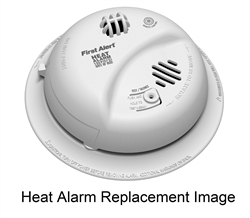 BRK Electronics First Alert HD6135F 120V AC/DC Hardwired Heat Alarm (Upgraded to HD6135FB)