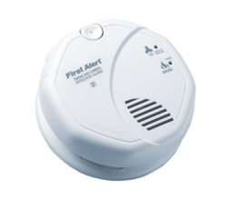 BRK Electronics First Alert SC7010B  120V AC/DC Hardwired with 2 AA Batteries Backup Photoelectric Smoke Alarm and Carbon Monoxide Combo Alarm