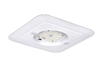 Beacon CLO-80L-50-5K7-5QW-UNV-SQ-WHT Square Ceiling Garage Light, 6000 Lumens, 5000K, 70 CRI, Type 5 Square Wide Optics, 120-277V, White Matte Textured