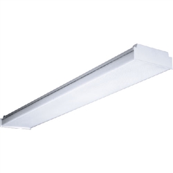 Columbia Lighting AWN2-220-L120 2' 8-5/16" Wide Low Profile Wraparound, Two Lamps, L120 Ballast