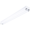 Columbia Lighting CS3-125-EU-1PK 3' Straight-Sided Utility Channel, 1 Lamp, 25W T18, Electronic Instant Start Ballast, 120-277V