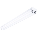 Columbia Lighting CS3-125-EU-1PK 3' Straight-Sided Utility Channel, 1 Lamp, 25W T18, Electronic Instant Start Ballast, 120-277V