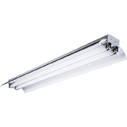 Columbia Lighting CSR8-296HO-ST-EPU 8' Industrial Light, Two Lamps, 8', T12: High Output, Electronic T5, Programmed Start, 120-277V