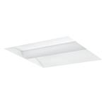 Columbia Lighting LCAT22-40-HL-G-EDU-ELL14 2'x2' LED Contemporary Architectural Troffer, 4000K, 3012-4099 Lumens, Grid Lay-In Ceiling, Static Air Function, 0-10V Dimming, 120-277V, Emergency Battery Pack