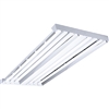 Columbia Lighting LHV4-454-GWU-4EPU-F5850 VersaBay Fluorescent High Bay, 4 Lamps, 54W T5HO, Gloss White Reflector, Programmed Start, 120-277V, 85 CRI, 5000K Lamp Installed