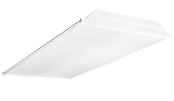 Columbia Lighting LJT14-35LWG-FSA12-EDU 25W 1'x4' LED Troffer with Advanced Solid State Technology, 3500K, Low Watt, Grid Ceiling, White Flush Steel Door, Pattern 12 Acrylic Lens Shielding, 0-10V Dimming, 120V-277V