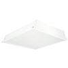 Columbia Lighting LJT22-35HLG-FSA12-EU 43W 2'X2' LED Troffer with Adv Solid State Technology, 3500K, High Lumen, Grid Ceiling, White Flush Steel Door, Pattern 12 Acrylic Lens Shield, Fixed Output, 