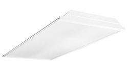 Columbia Lighting LJT24-50VLG-FSA12125-EU-C388 68W 2'X4' LED Troffer with Adv Solid State Technology, 5000K, Very High Lumen, Grid Ceiling, White Flush Steel Door, Pattern 12 Acrylic Lens 0.125" Nom, Fixed Output3-Wire Flex