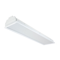 Columbia Lighting LLT14-40HLG-FSA12F-EDU 36W 1'x4' LED Lensed Troffer with Advanced Solid State Technology, 4000K, 3100 Lumens, Grid Ceiling, White Flush Steel Door, Pattern 12 Frosted Acrylic Lens Shielding, 0-10V Dimming Driver, 120-277V