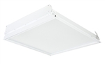 Columbia Lighting LLT22-35HLG-FSA12F-ESDU 36W 2'x2' LED Lensed Troffer with Advanced Solid State Technology, 3500K, 3300 Lumens, Grid Ceiling, White Flush Steel Door, Pattern 12 Frosted Acrylic Lens Shielding, Step Dimming Driver, 120-277V