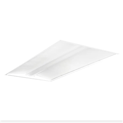 Columbia Lighting LSER24-35HLG-C-EDU 34W 2'x4' Serrano LED Architectural Luminaire, 3500K, 4200 Lumens, Grid Ceiling, Contour Shielding, Fixed Output, 120-277V