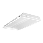 Columbia Lighting LSER24-40LWG-C-EDU-PNCS 41W 2'x4' Serrano LED Architectural Luminaire, 4000K, 4200 Lumens, Grid Ceiling, Contour Shielding, 0-10V Dimming, 120-277V, Cartoned and Stretched Wrapped to Narrow Pallet