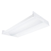 Columbia Lighting LTRE22-35HLG-RFA-ESDU-AM 36W 2'x2' Transition LED Enclosed High Efficientcy Architectural Lens, 3500K, High Lumen, Grid Lay-in Ceiling, Ribbed Frosted Acrylic, Step Dimming, 120V-277V, Antimicrobial Paint