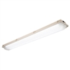 Columbia Lighting LXEM2-35ML-RFA-EDU 43W 2' LED Enclosed and Gasketed Fiberglass Extreme Environment, 3500K, 4300-4750 Lumens, Ribbed Frosted Acrylic Shielding, 0-10V Dimming, 120-277V, White Finish