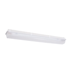 Columbia Lighting LXEP4-40HL-DFA-EDU 52W 4' LED Parking Garage Enclosed and Gasketed, 4000K, Deep Frosted Acrylic Shielding, 01-V Dimming, 120-277V
