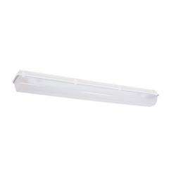 Columbia Lighting LXEP4-40LW-DFA-EDU 36W 4' LED Parking Garage Enclosed and Gasketed, 4000K, Deep Frosted Acrylic Shielding, 01-V Dimming, 120-277V